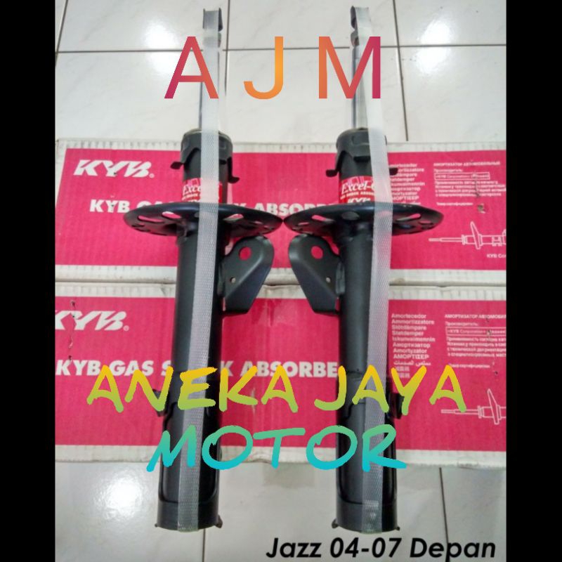 shockbreaker shock absorber Honda Jazz old jazz lama depan mrek KYB EXEL-G