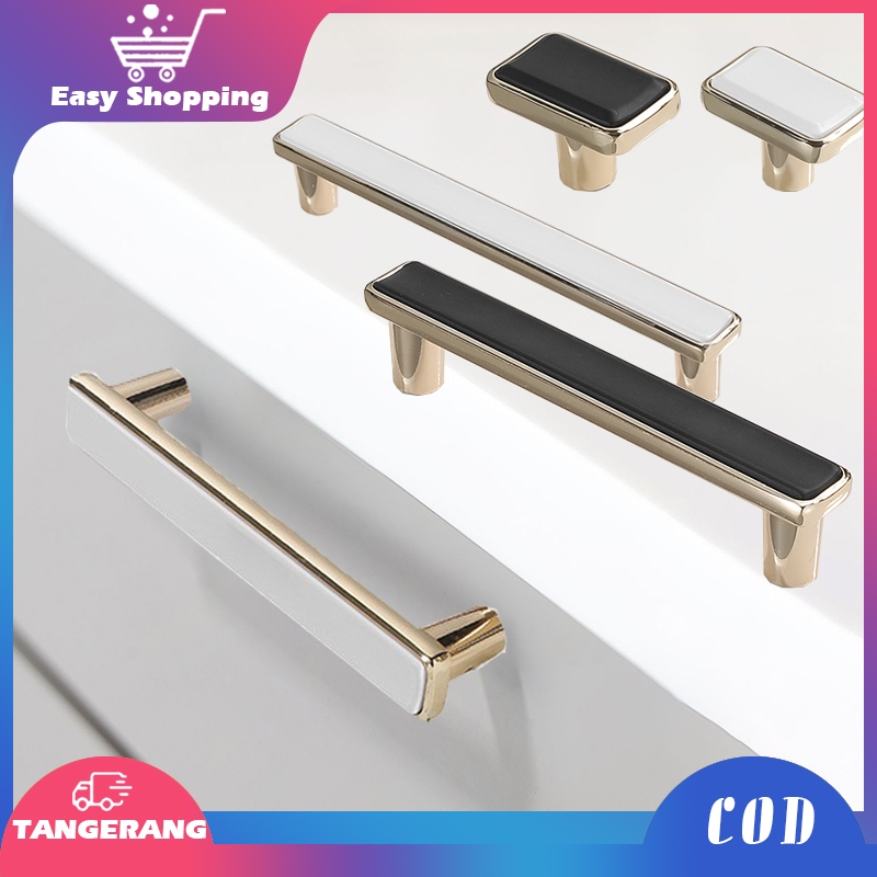 Knob Lemari Gagang Lemari Minimalis Tarikan Laci Gold Handle Lemari Gaya Eropa Tarikan Pintu Lemari