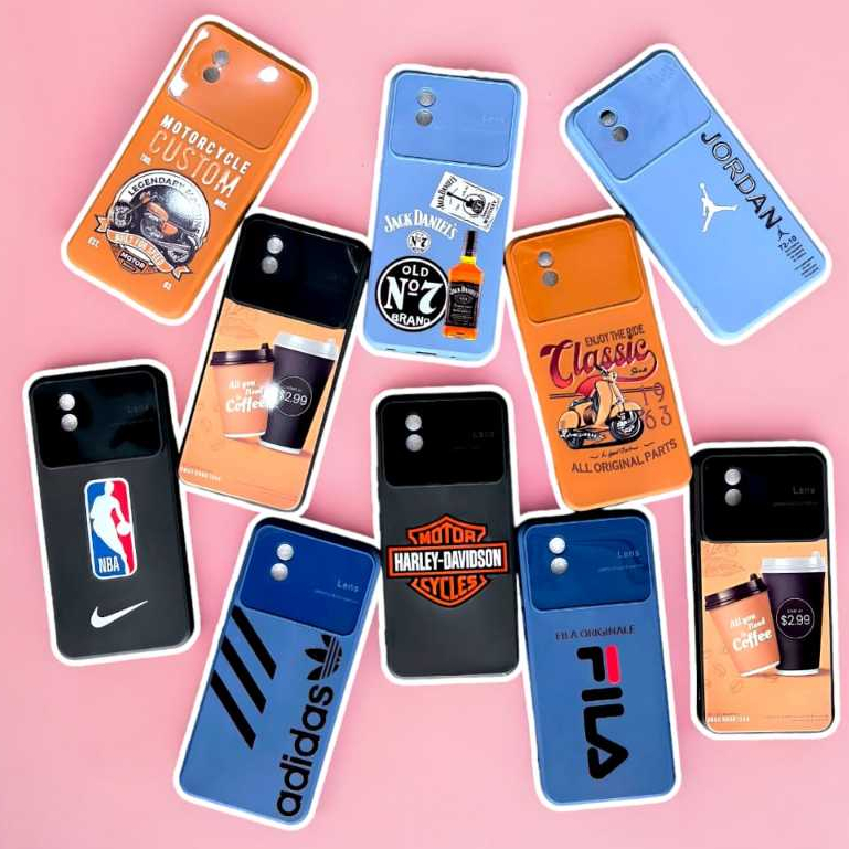 [ iPhone XR / 11 ] SOFT CASE CROME LENS CORAK / LIST CROME COLOUR LENS GLOSSY MOTIF