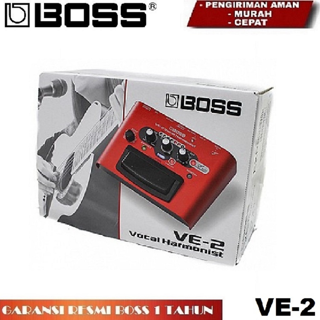 Boss VE2 - Vocal Harmonist Pedal Effect / New / Original / Garansi Resmi 1 Tahun