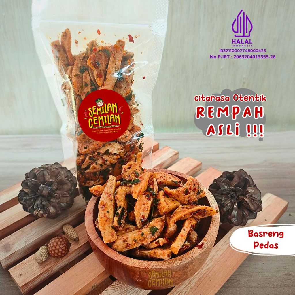 

BASRENG PREMIUM REMPAH DAUN JERUK 100gr | BASRENG DAUN JERUK | semilan cemilan