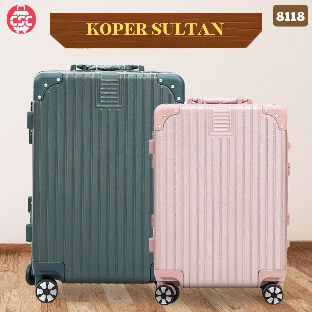 ( 8118 ) Koper Sultan 20, 24, 28 Inch 4 Roda 360 Rotasi Ringan Tahan air Anti Maling
