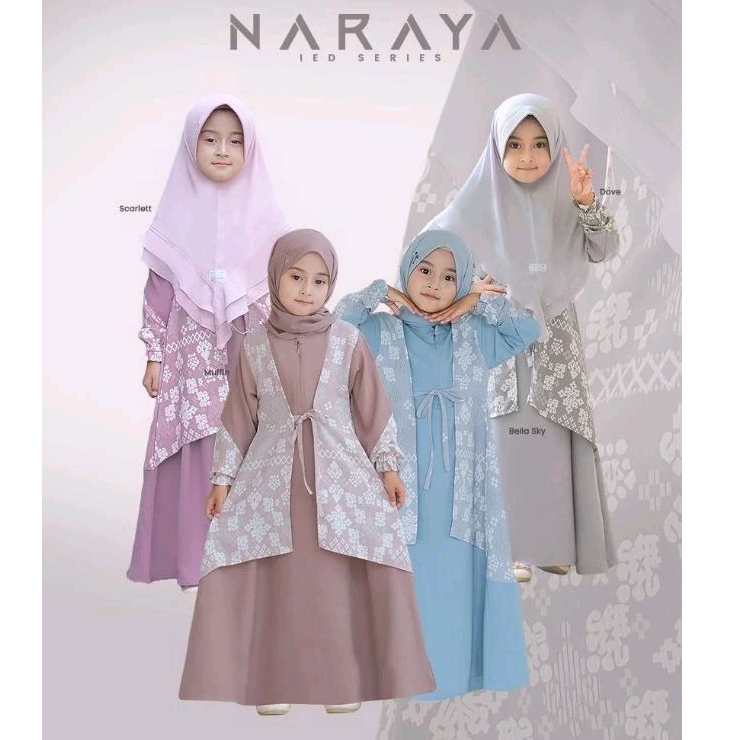 GAMIS DRESS KIDS NARAYA BY AZAMKA