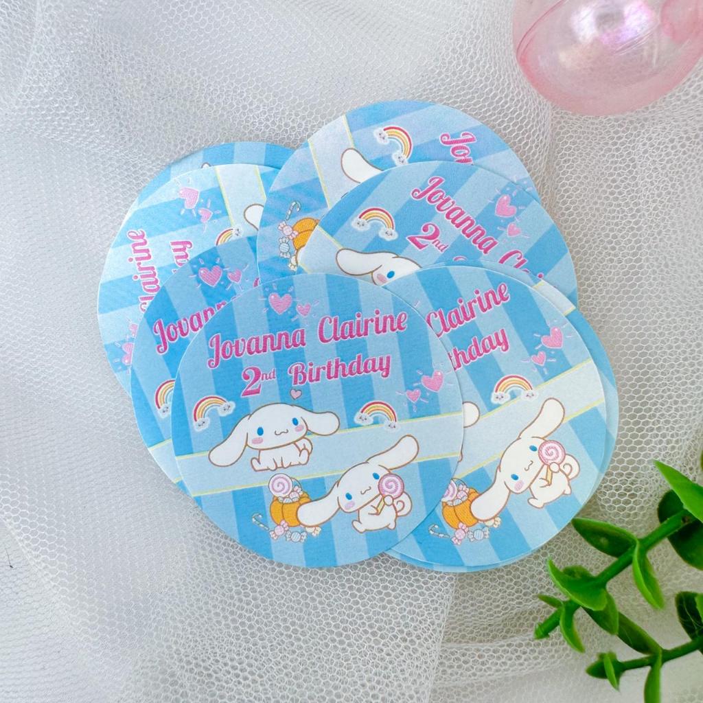 

Cinnamoroll Biru Pudding Birthday / Souvenir / Hampers / Bento / Nasi Kotak Ulang Tahun