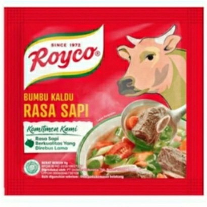 

bumbu kaldu instant sachet royco kaldu sapi 1 renceng (12 pcs)