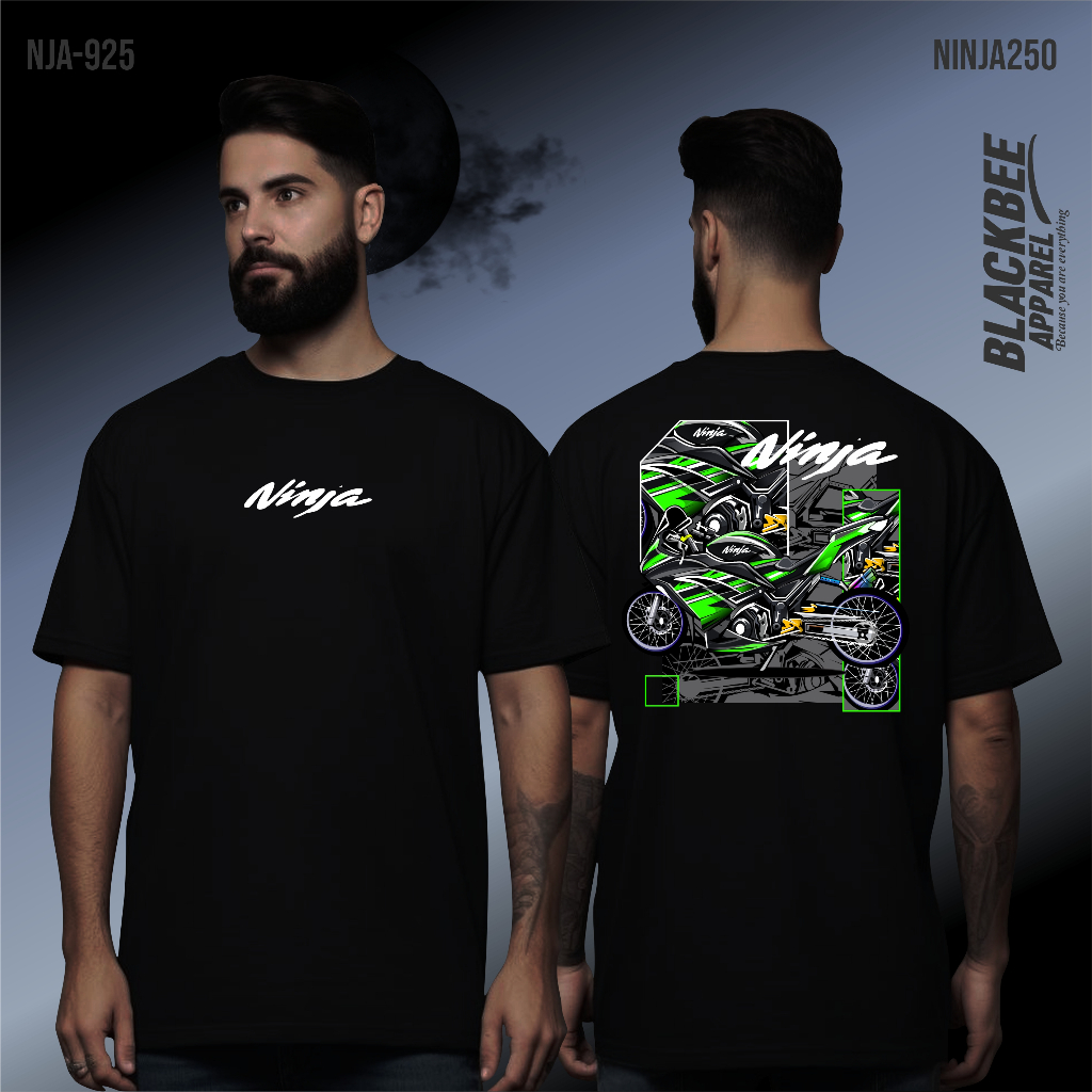 Kaos Motor Ninja Kawasaki 250 Dewasa