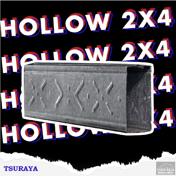 Hollow 2x4 bajaringan galvalum tsuraya hollow plafond