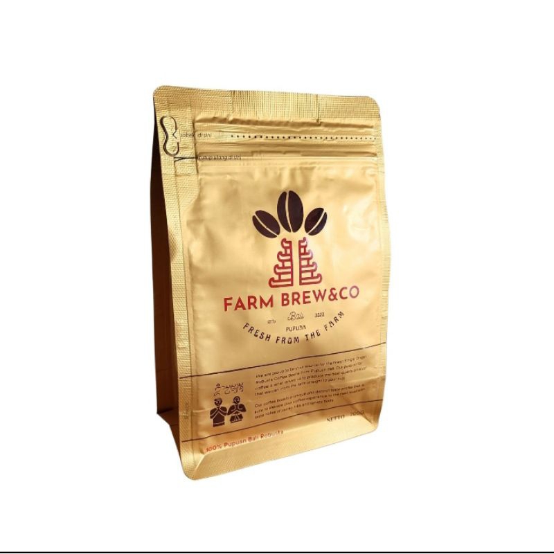 

Farm Brew&Co Pupuan Bali Robusta - Premium Roasted Bean Natural 200gr