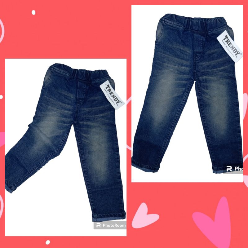 Celana Jeans Anak Navy Retro