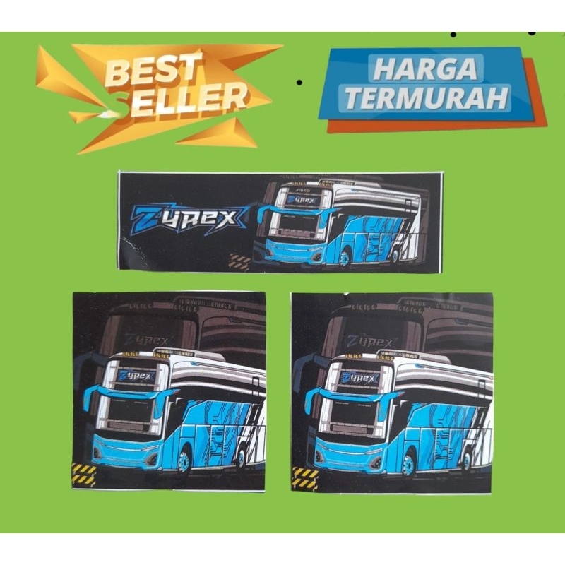 

Terbaru stiker bus zyrex isi 9 pcs gratis ongkir