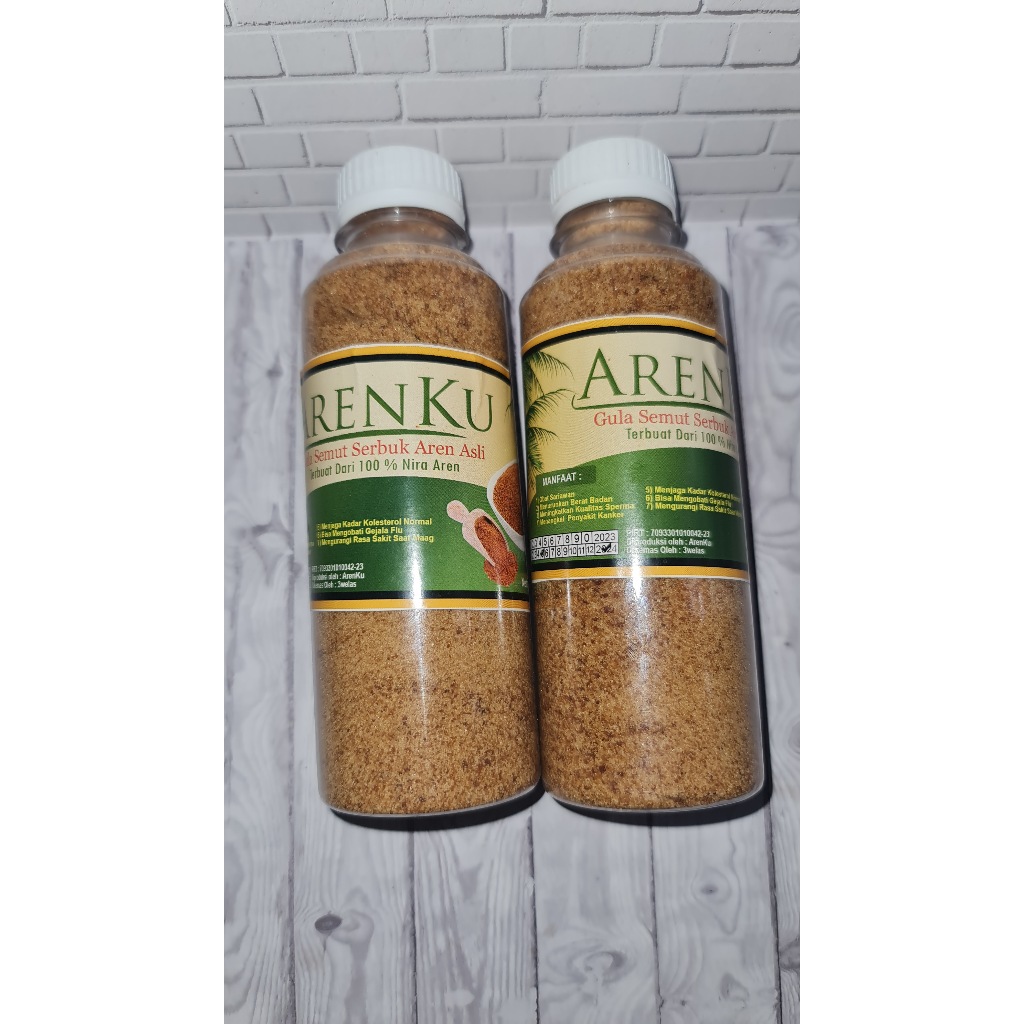 

Gula Aren Bubuk 200 Gram Tepung Pati Garut Asli