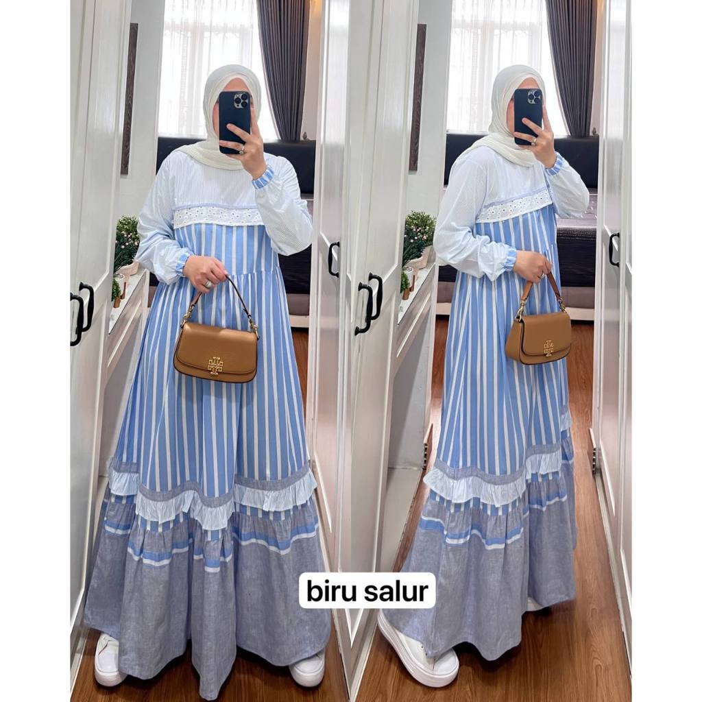 Gamis ORI semut linen premium