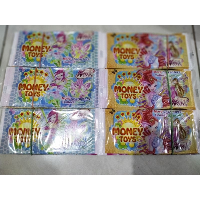 Uang mainan  money toys  uang kartun karakter  1lusin isi 12pcs