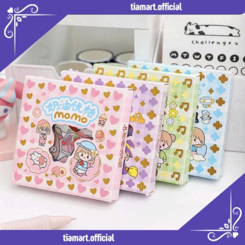 

[BOX] Stiker Sticker Box Momo Mini Isi 100 Lembar
