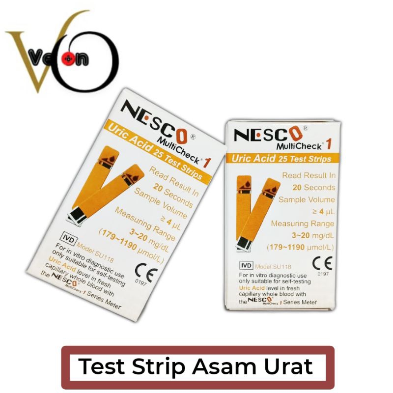 Strip Cek Asam Urat/Strip Nesco/Strip Asam Urat Nesco