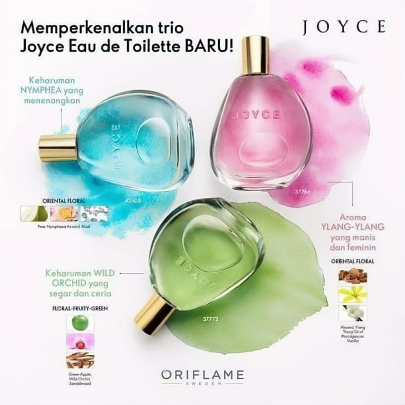Parfum Wanita Joyce Eau de toilette | Joyce Rose | Joyce Jade | Joyce Turquoise