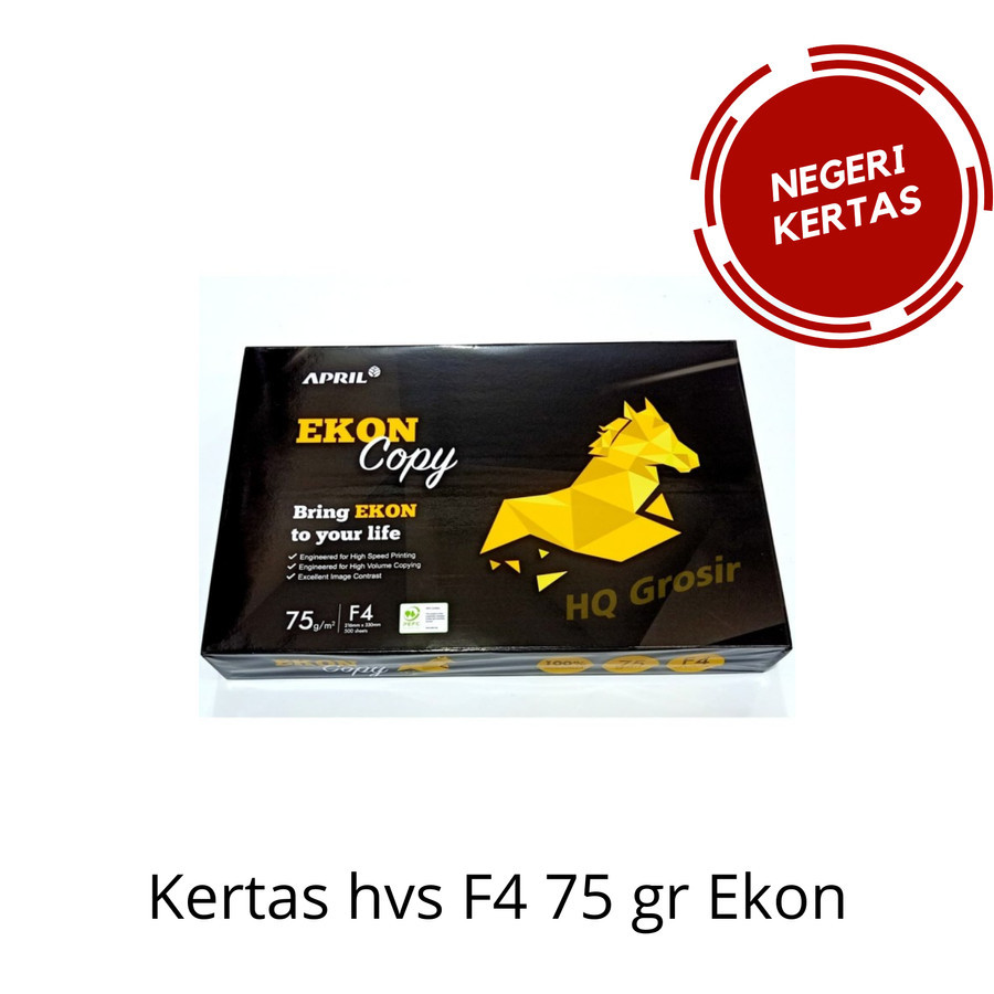 

Kertas HVS F4 75 gram Ekon