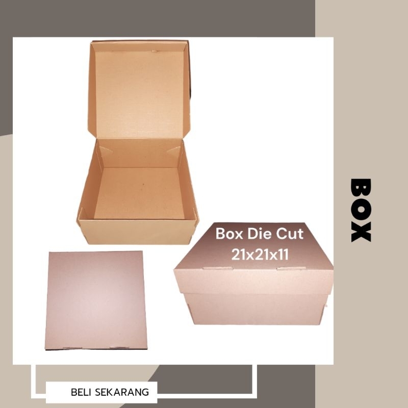 

Box Diecut/ Box Kardus Polos 21x21x11
