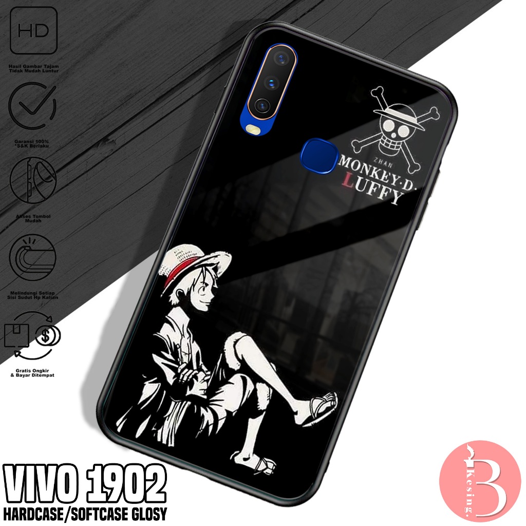 Case VIVO 1902 - Casing VIVO 1902 Motif OP - Silikon Hp VIVO 1902 - 2D Hardcase Glosy - Kesing Hp - 