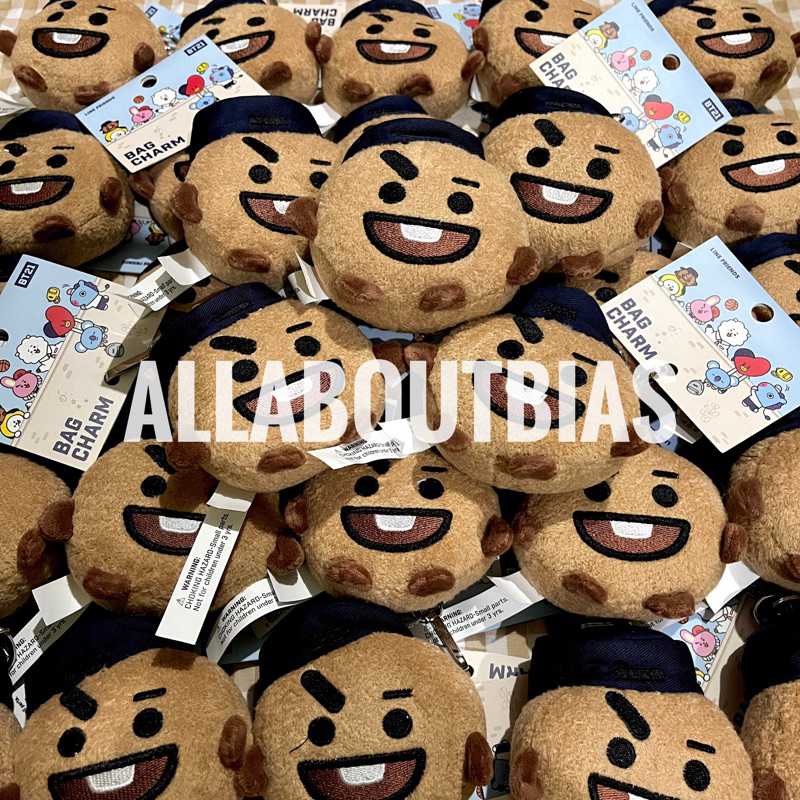 [Ready] BT21 After School Bag Charm Shooky Peci Suga