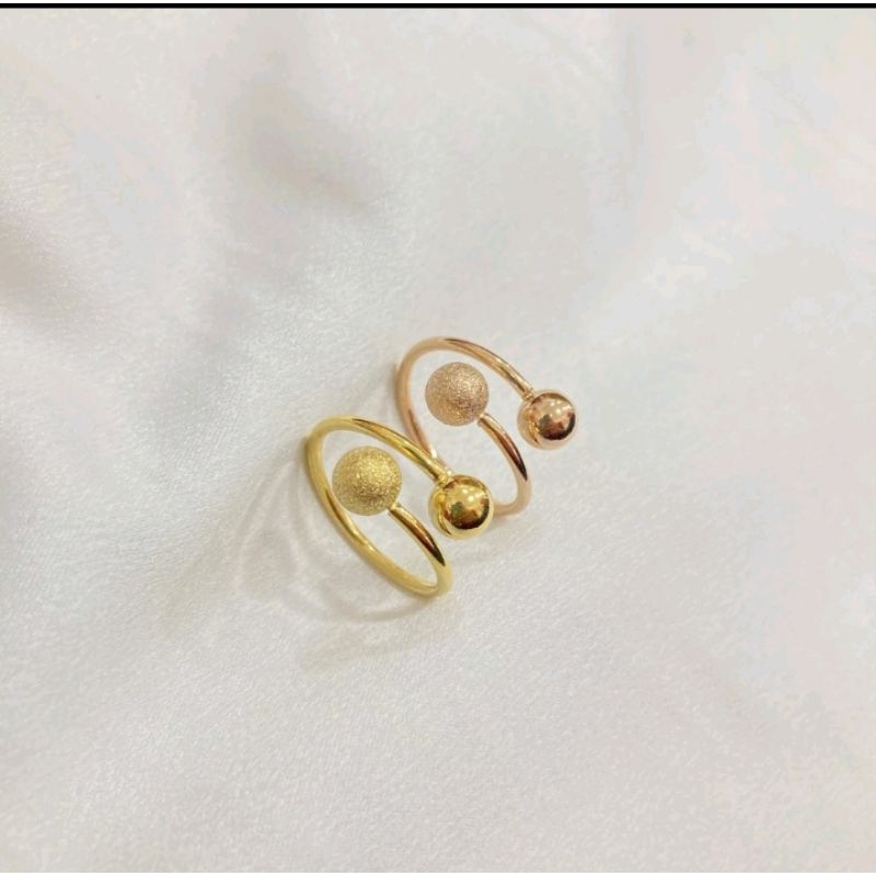 cincin titanium bola pasir
