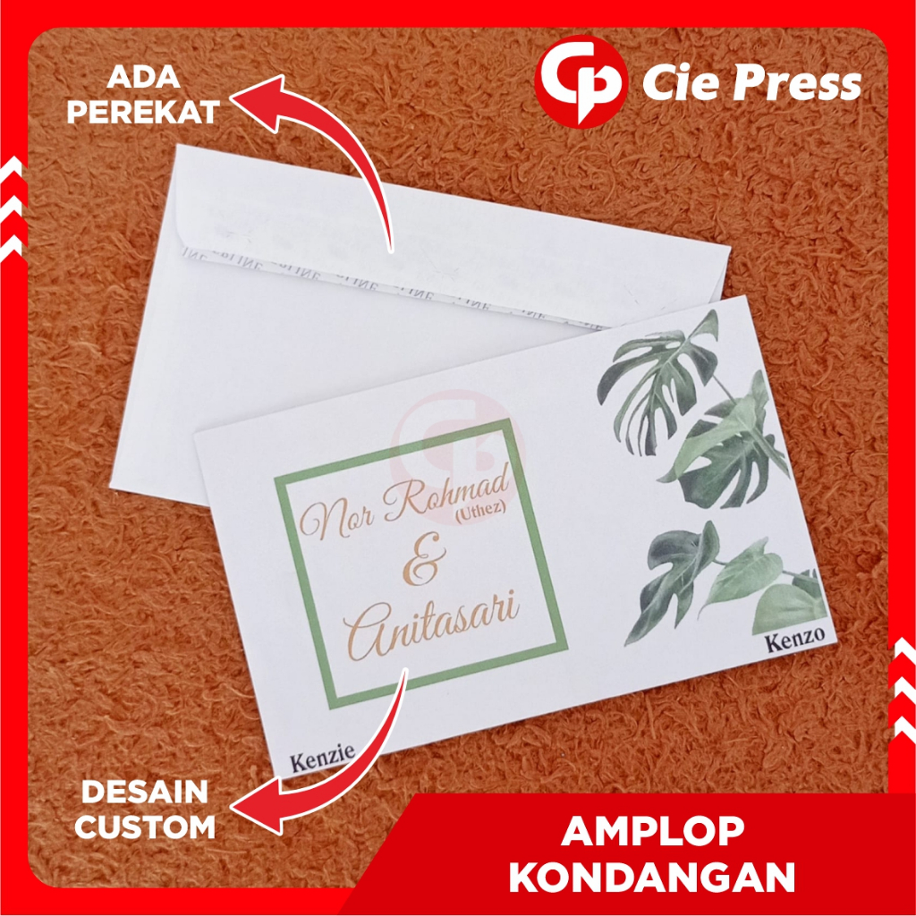 

AMPLOP KONDANGAN CETAK CUSTOM UKURAN MEDIUM SEDANG 104 PPS UKURAN 95X152 MM 80 GSM