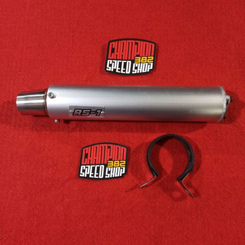 Silencer Knalpot Aluminium RS1 RS-1 Velo 30cm Ninja 150 RR R SS ZX150 150RR 150R ZX150 150SS