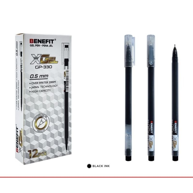 

Gelpen Benefit GP-330 0.5 / Pack isi 12 Pcs
