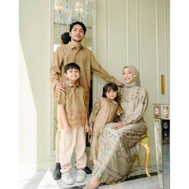 Blume Series Brown Set Mayoutfit | Raya Collection Mayoutfit | Sarimbit | Ready Stok