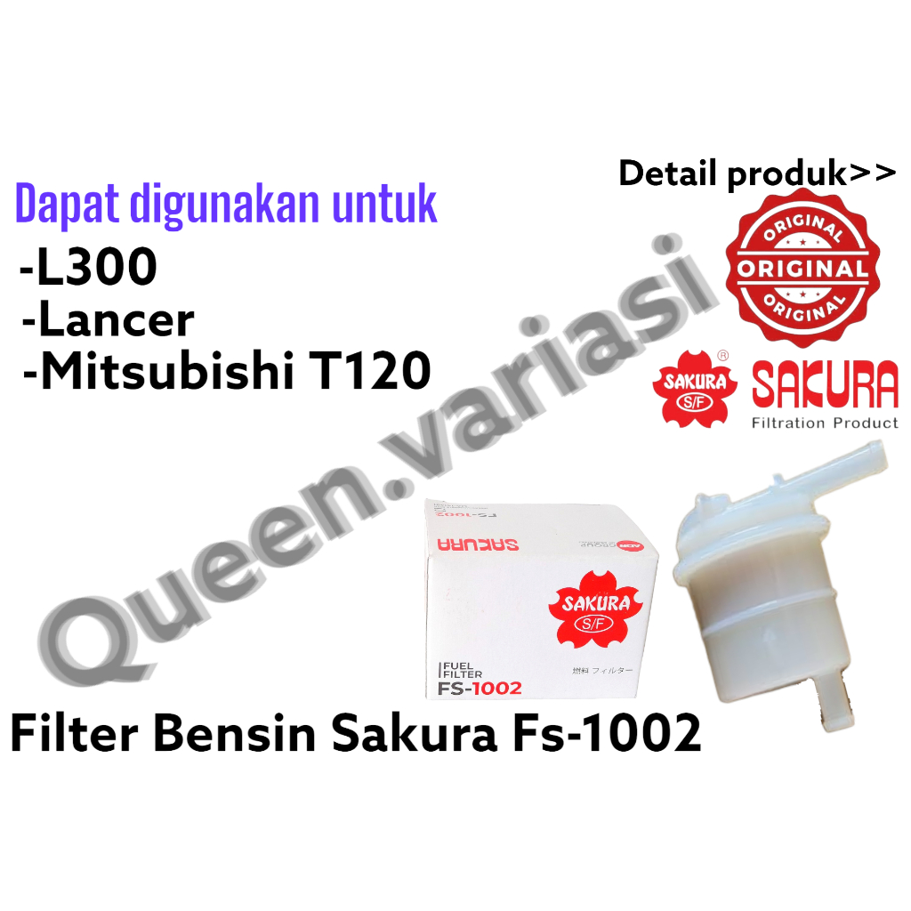 FILTER BENSIN MOBIL L300 / LANCER / COLT T120SS SAKURA FS-1002