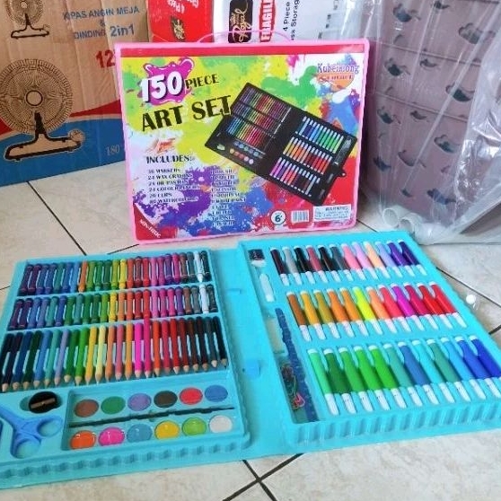 

Krayon set isi 150 pcs/pewarna/pensil warna krayon