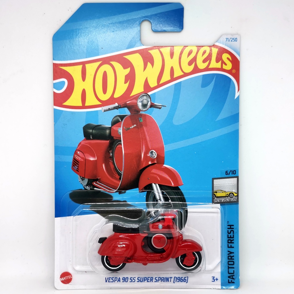 DIECAST HOT WHEELS VESPA 90 SS SUPER SPRINT (1966) Original Mattel
