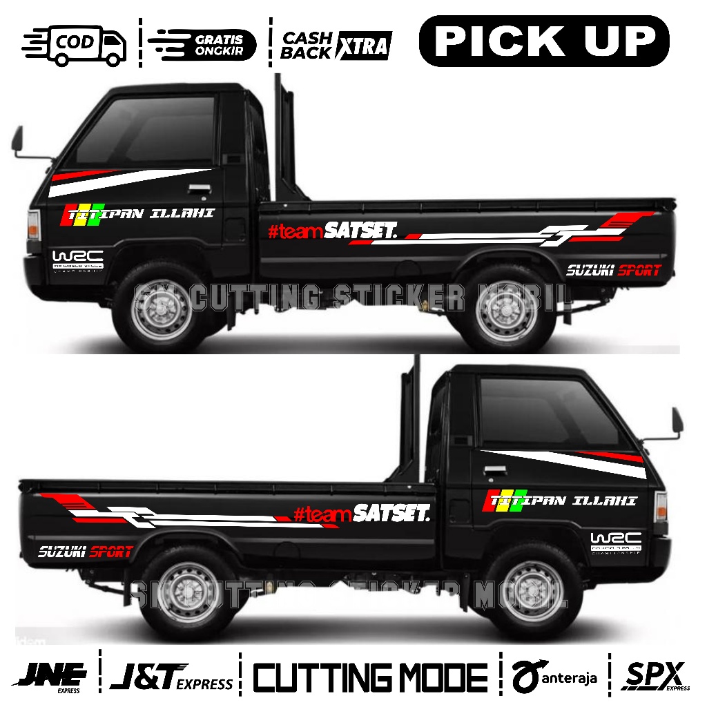 stiker mobil pickup carry futura Stiker Pickup Indonesia stiker Striping Mobil Pickup
