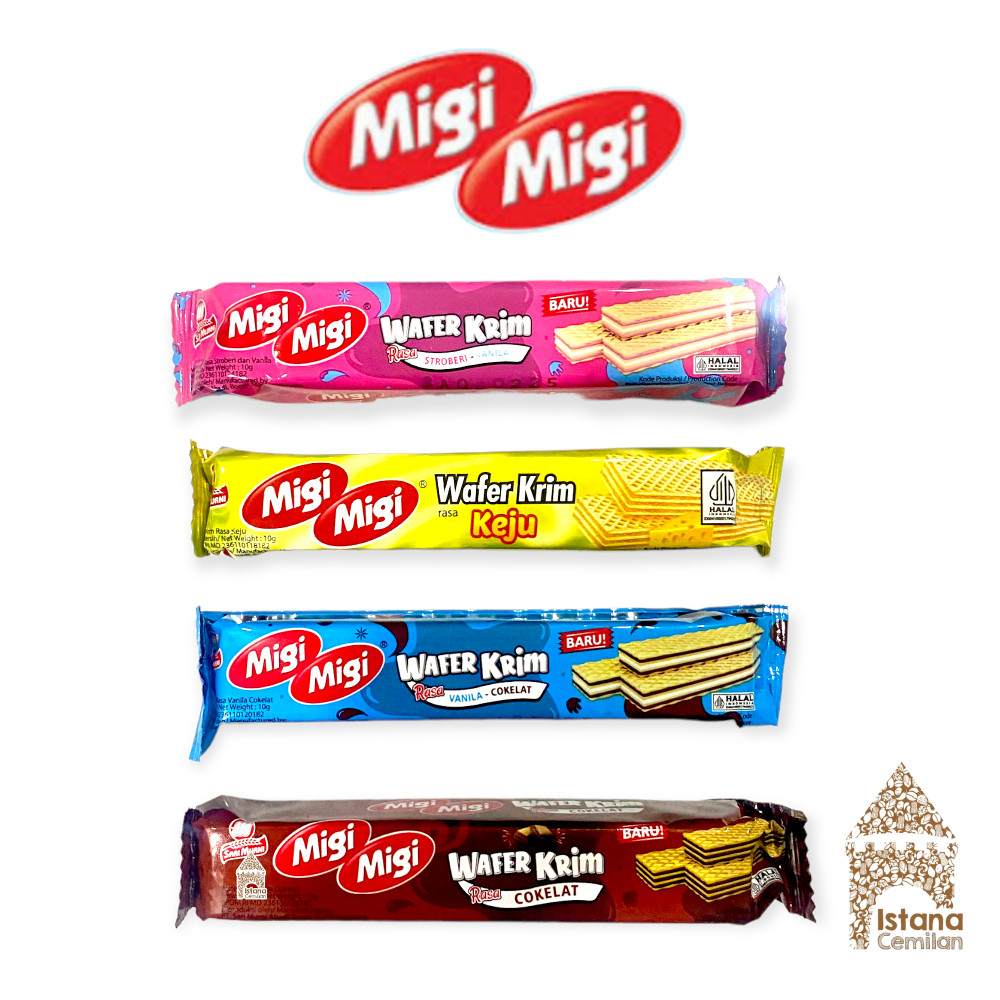 

Migi Migi Wafer Krim 11 Gram SATUAN | Momogi Wafer