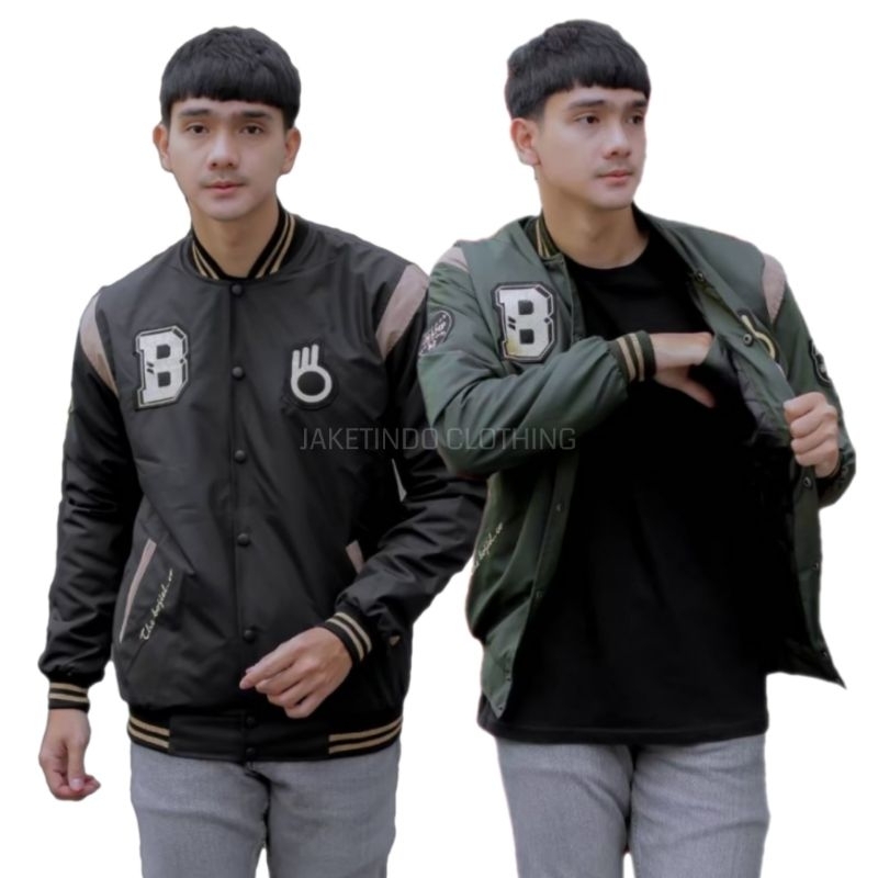 Jaket Baseball Taslan Pria Sport Champ 82 Original Premium - Jaket Varsity - Jaket Vintage