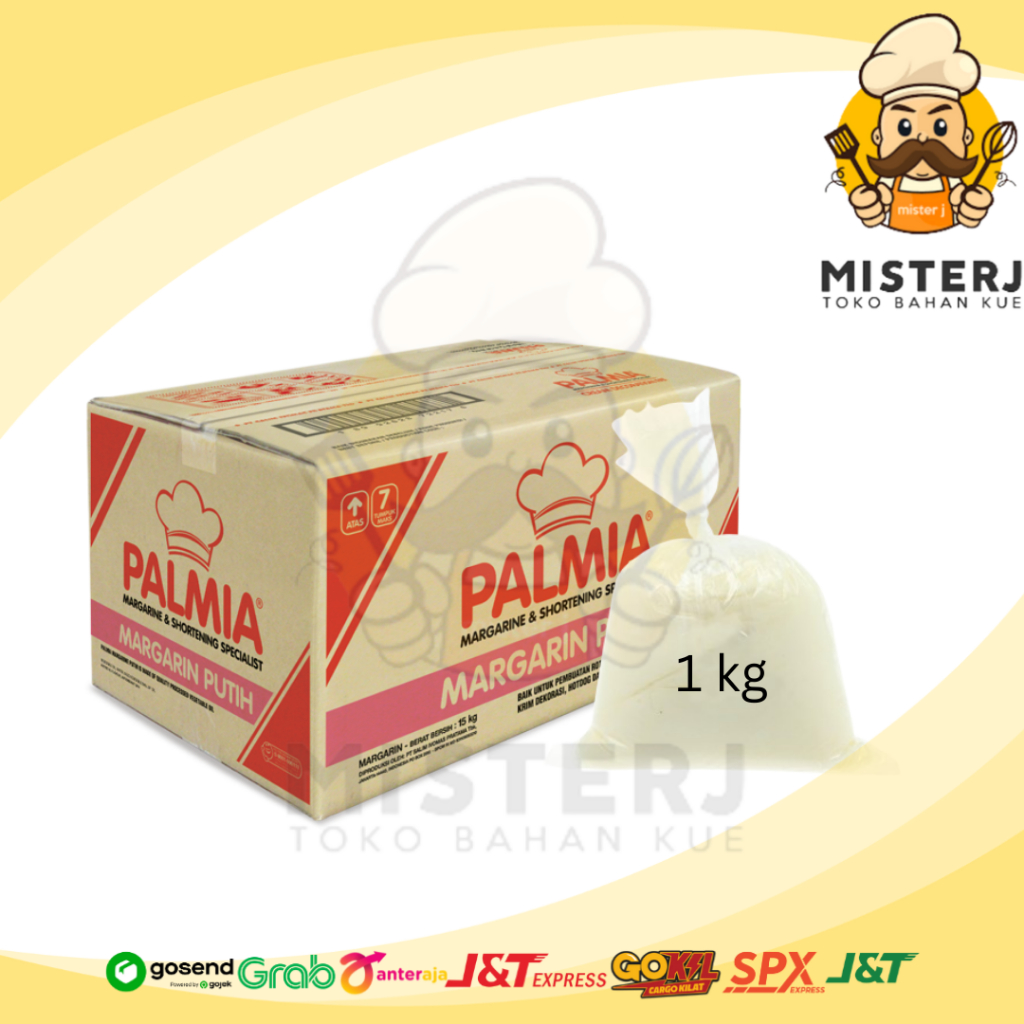 

Palmia Putih | Palmia Margarine Asin | 250 Gram | 500 Gram | 1 Kg | Palmia Mentega Putih