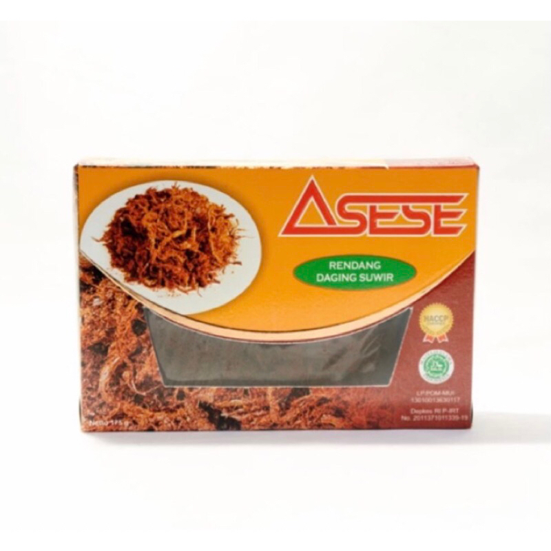 

RENDANG DAGING SUWIR ASESE PADANG ASLI- 175 GRAM