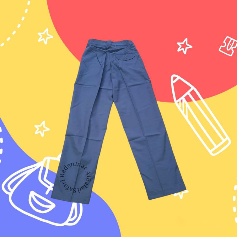 Sepan/Celana Abu - Abu SMA / Baju Sekolah / BAJU SAFARI RADENMAT