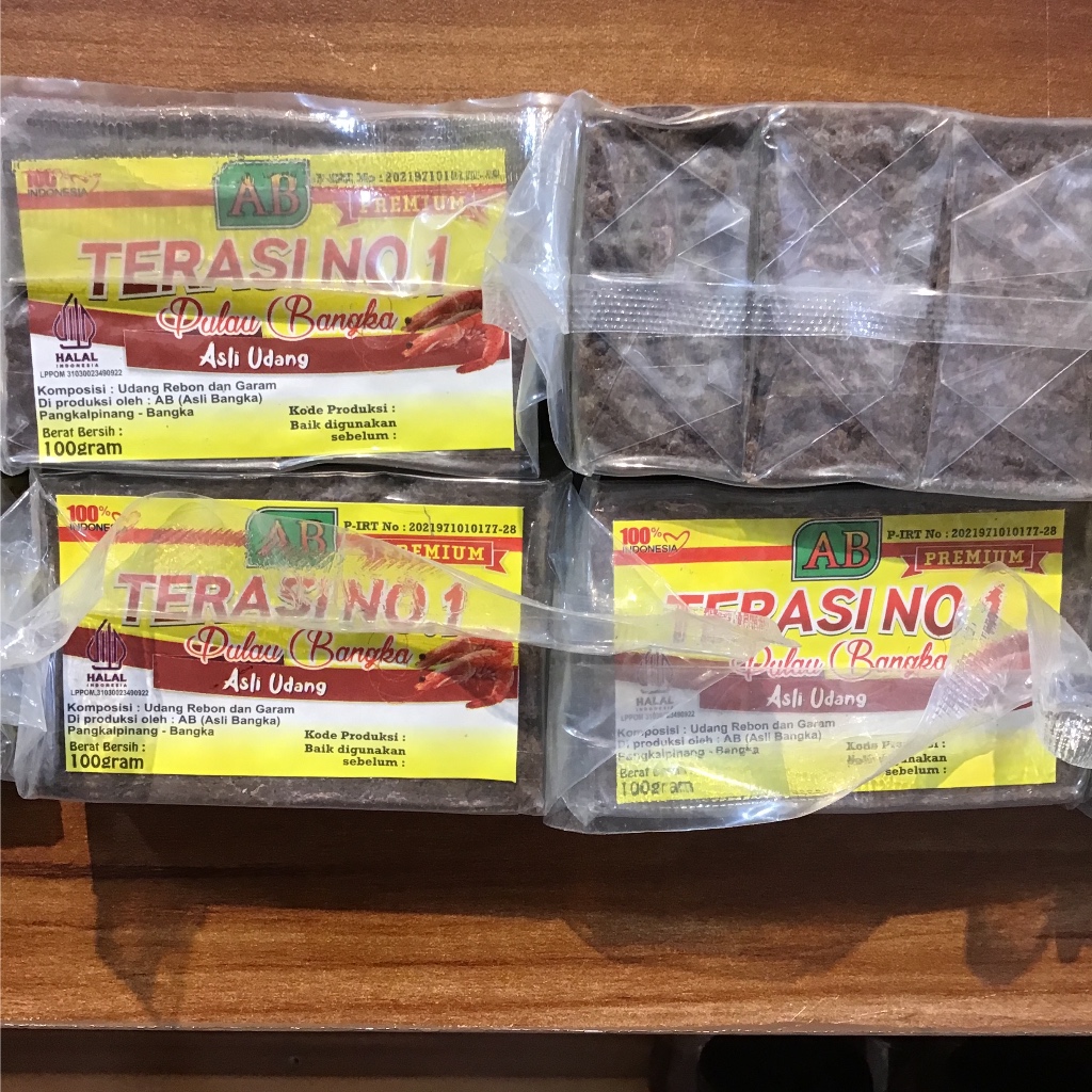 

Terasi Bangka Asli Bungkus/Kemasan ASLI AWAN KERUPUK 988 PALEMBANG (OFFICIAL ACCOUNT SHOPEE AWAN KERUPUK) enak, lembut tidak keras, BISA DAPAT SAMBAL paling murah, SEHAT dan HALAL 100%