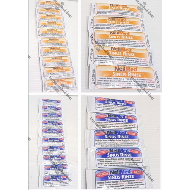 Neilmed Sinus Rinse 5pcs//10pcs ECERAN NEILMED