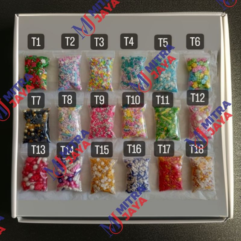 

Spikel / Trimit / Springkel / Hiasan Kue