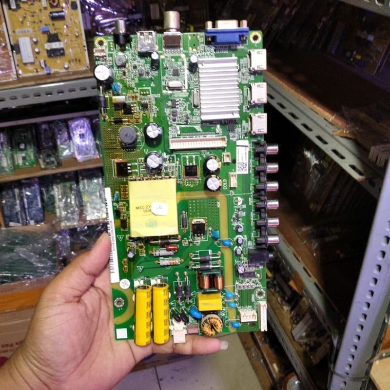 MESIN TV AQUA LE40AQT8550 MAINBOARD - MOTHERBOARD - MB TV LED AQUA LE40AQT8550
