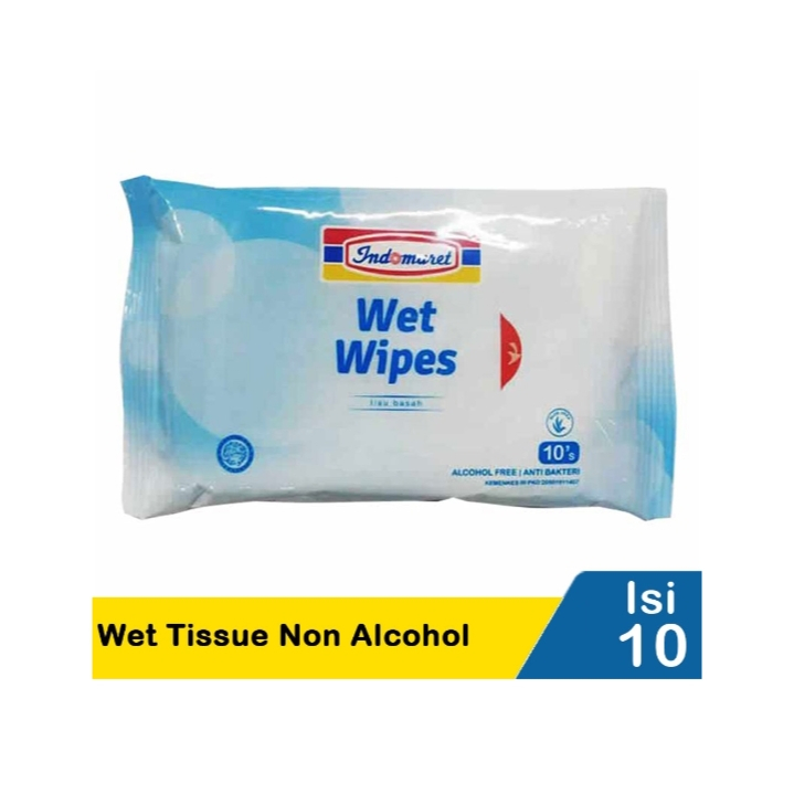 Indomaret tisu basah Wet Tissue Non Alcohol 10'S