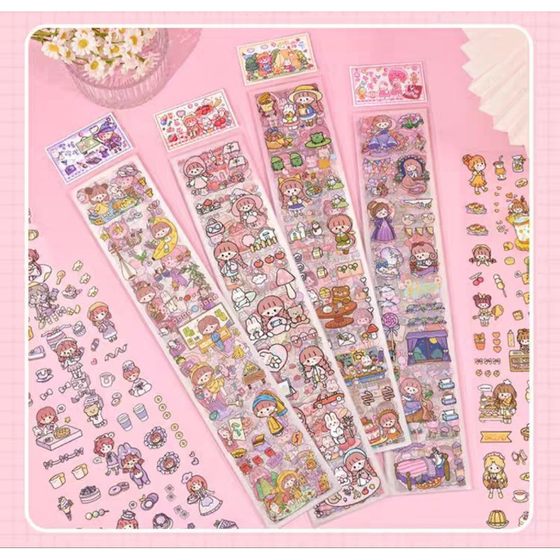

GUDANK59 - Stiker Panjang Karakter Kartun Momo Cantik ACC58