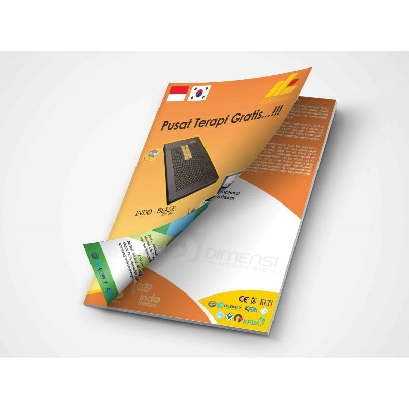 Print Cetak Buku Saku Custom MURAH Ukuran A6 (10.5x15cm)