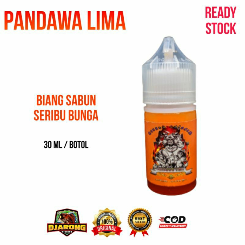 (BISA COD) Essen Ikan Mas Pandawa Lima Biang Sabun Seribu Bunga Esen Target Babon dan Rame Berkualit