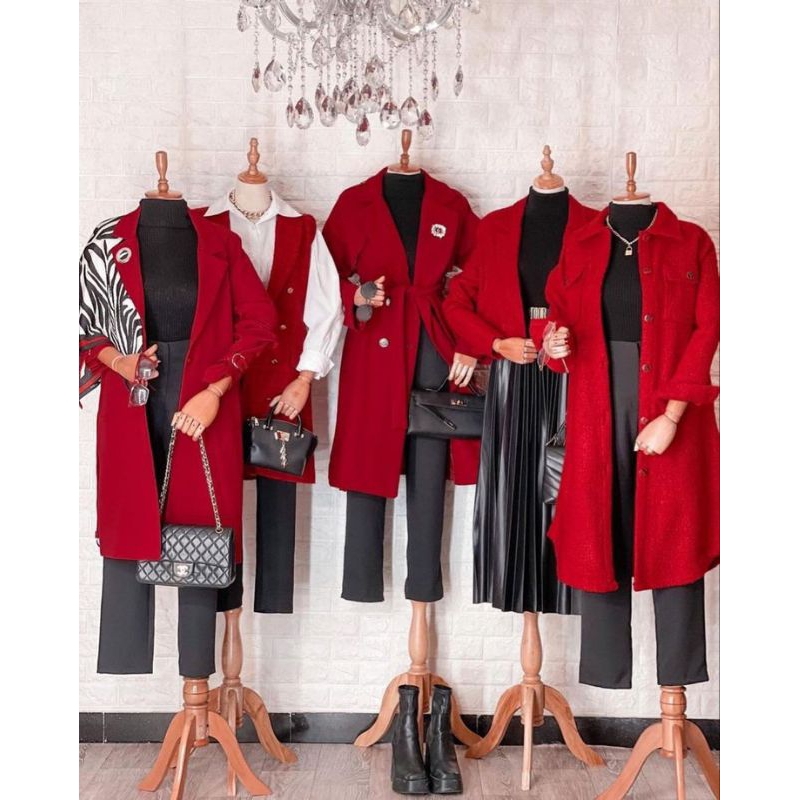 coat merah/marun