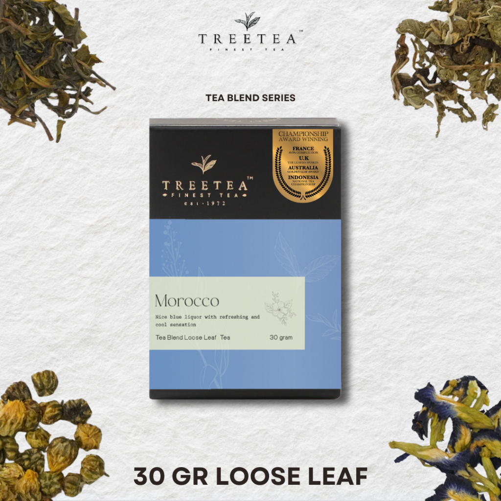 

Morocco - TreeTea Box Tea Blend Peppermint Flavour