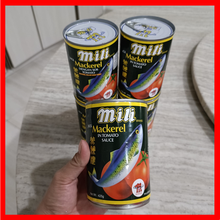 

Sarden Mili 425 gr Asli Singapore - Mackerel Mili