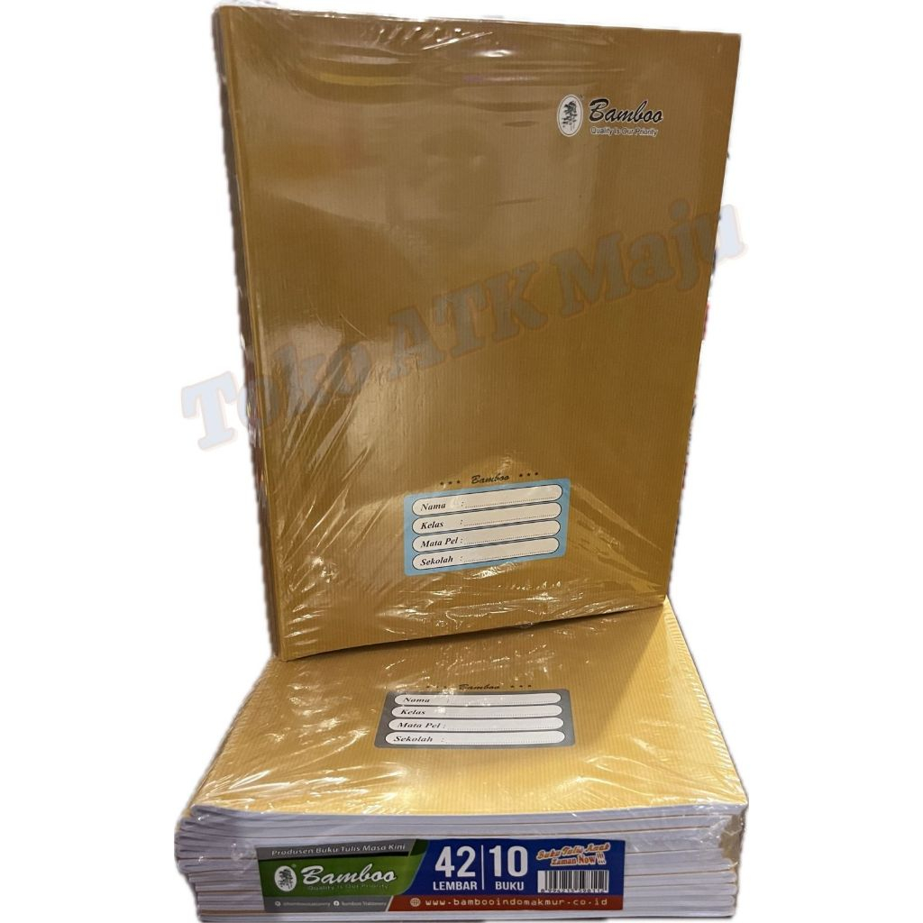 

Buku tulis isi 42 lembar BAMBOO